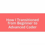 How I Transitioned from Beginner to Advanced Coder